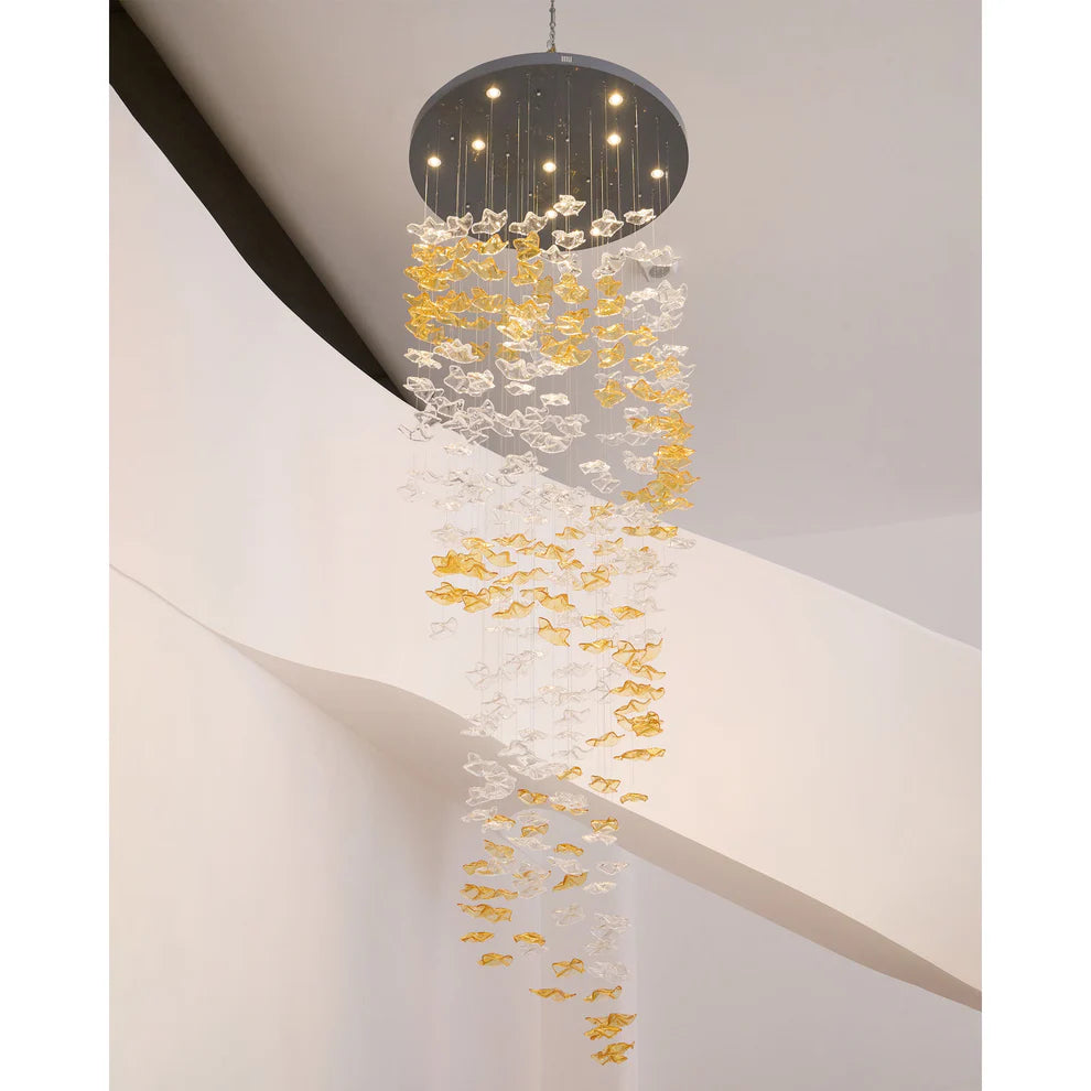 Tidal Art Glass Chandelier
