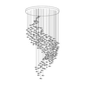 Tidal Art Glass Chandelier