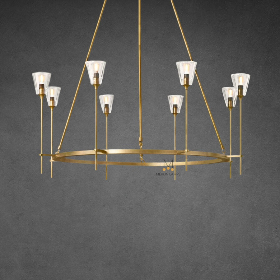 Torche Round Chandelier 46″