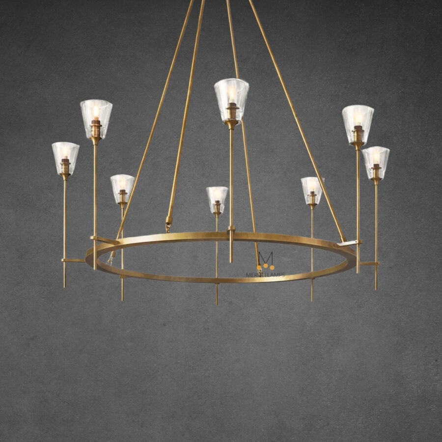 Torche Round Chandelier 46″