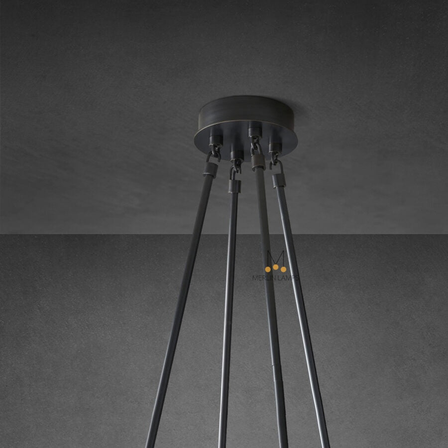 Torche Round Chandelier 46″