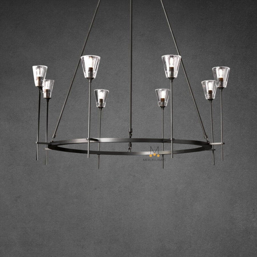 Torche Round Chandelier 46″