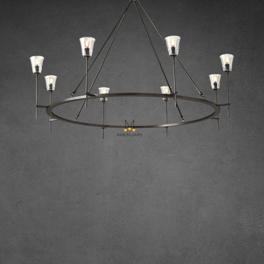 Torche Round Chandelier 58″