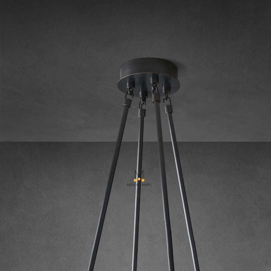 Torche Round Chandelier 58″