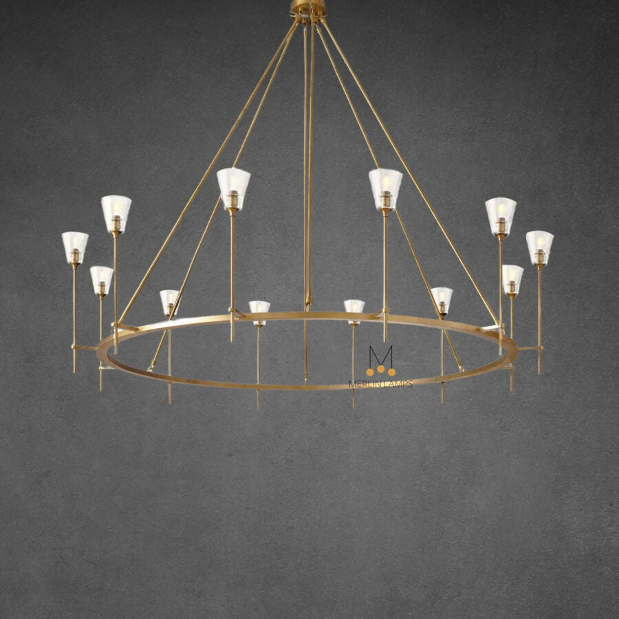 Torche Round Chandelier 70″