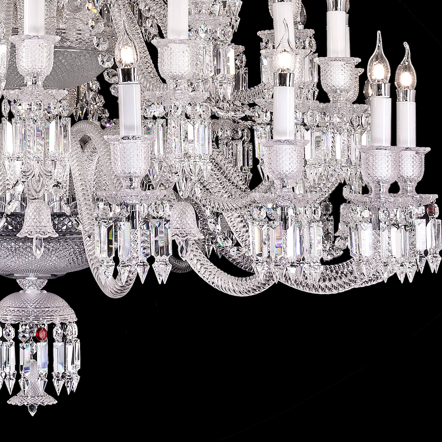 Traditional Luxury Bacara Zenith Crystal Chandelier