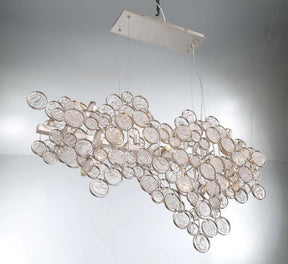 Trento Clustered Glass Linear Chandelier