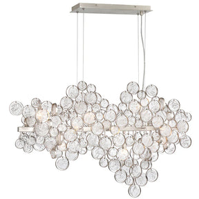 Trento Clustered Glass Linear Chandelier