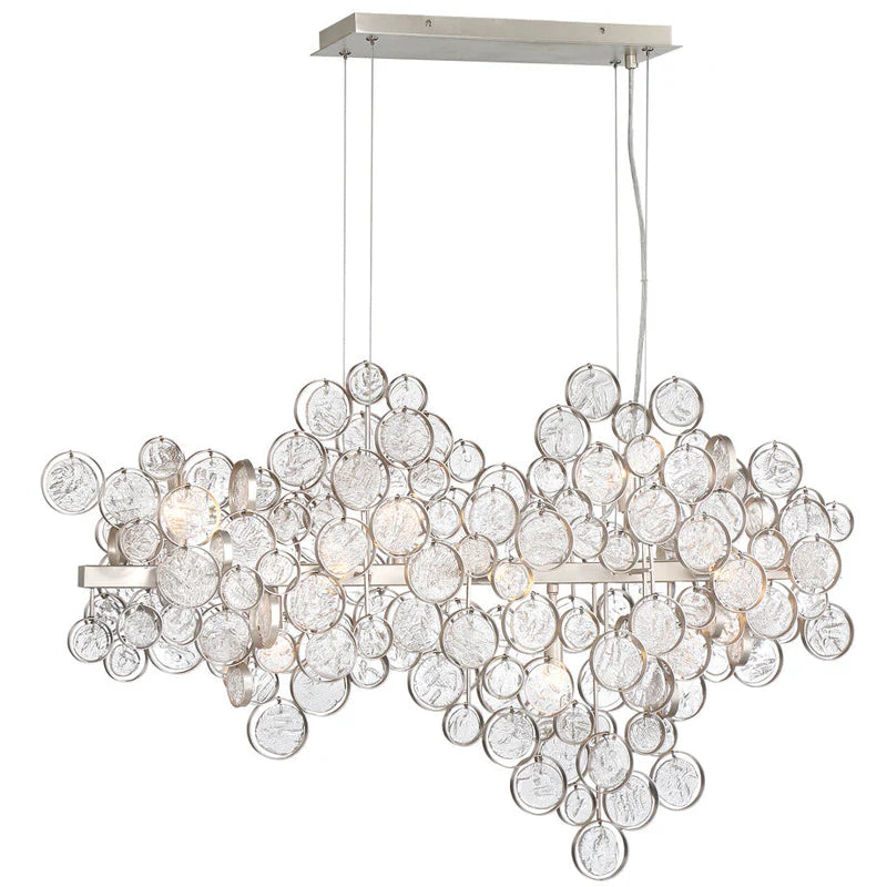 Trento Clustered Glass Linear Chandelier