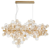 Trento Clustered Glass Linear Chandelier