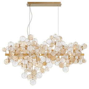 Trento Clustered Glass Linear Chandelier