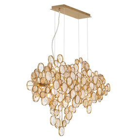 Trento Clustered Glass Linear Chandelier