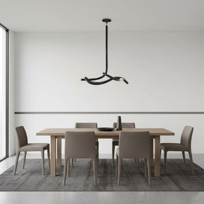 Tryst Chandelier - 3 lights ∅ 44.9″ x H 17.7″Antique BrassBlushlighting