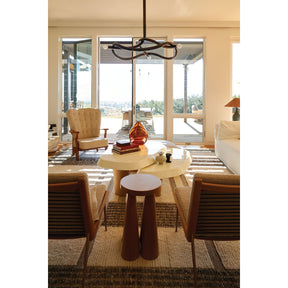 Tryst Chandelier - 3 lights ∅ 44.9″ x H 17.7″Antique BrassBlushlighting