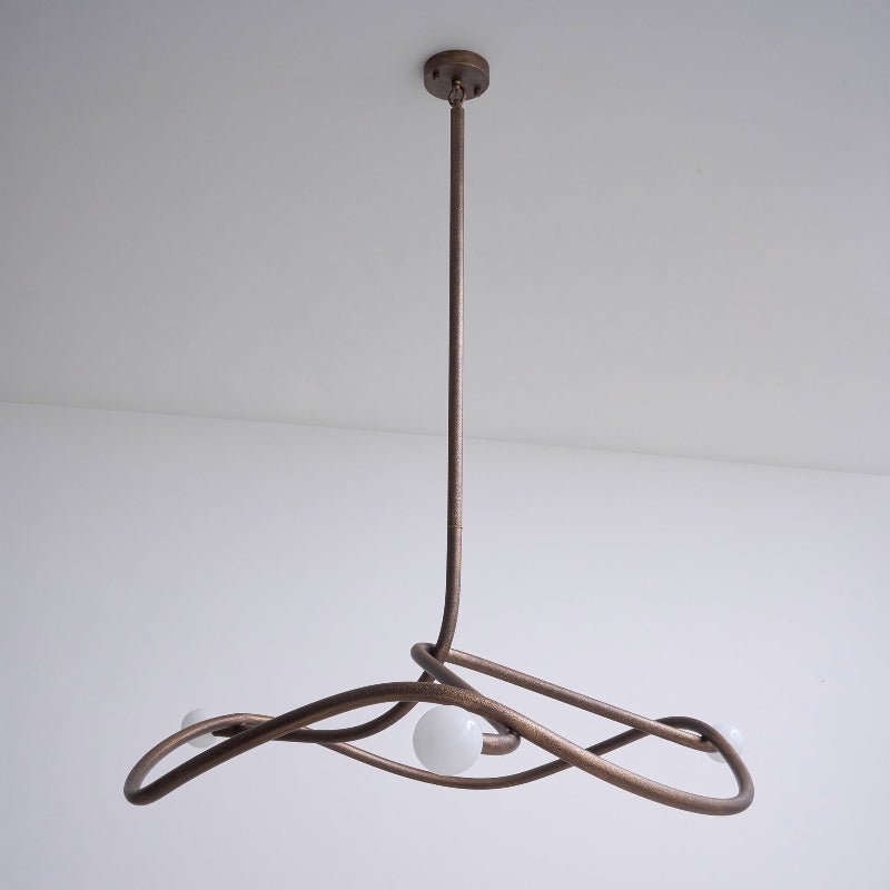 Tryst Chandelier - 6 lights L 80.7″ x W 44.1″ x H 17.7″BlackBlushlighting