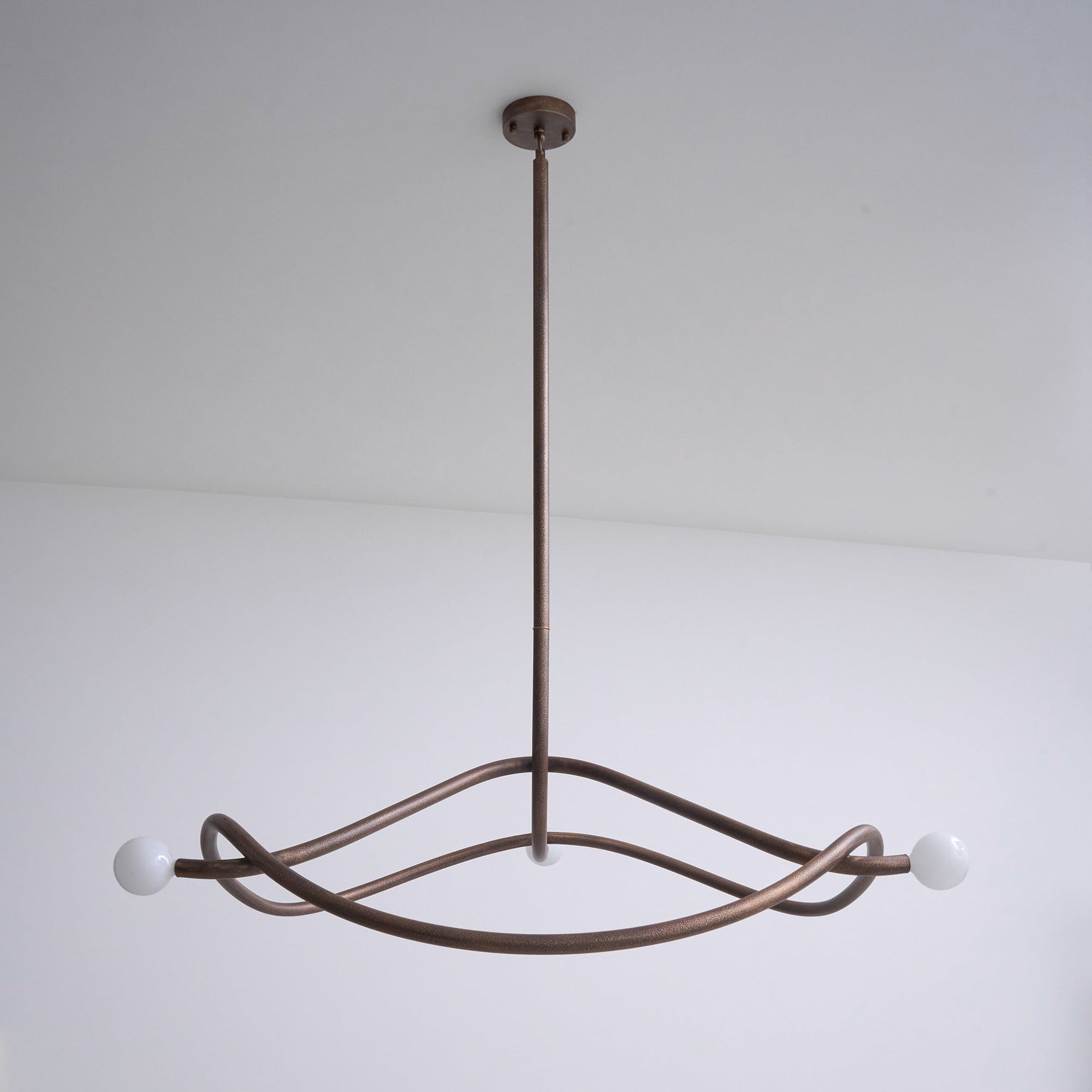 Tryst Chandelier - 3 lights ∅ 44.9″ x H 17.7″Antique BrassBlushlighting