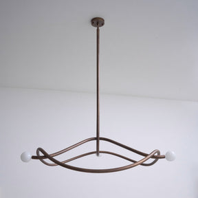 Tryst Chandelier - 3 lights ∅ 44.9″ x H 17.7″Antique BrassBlushlighting