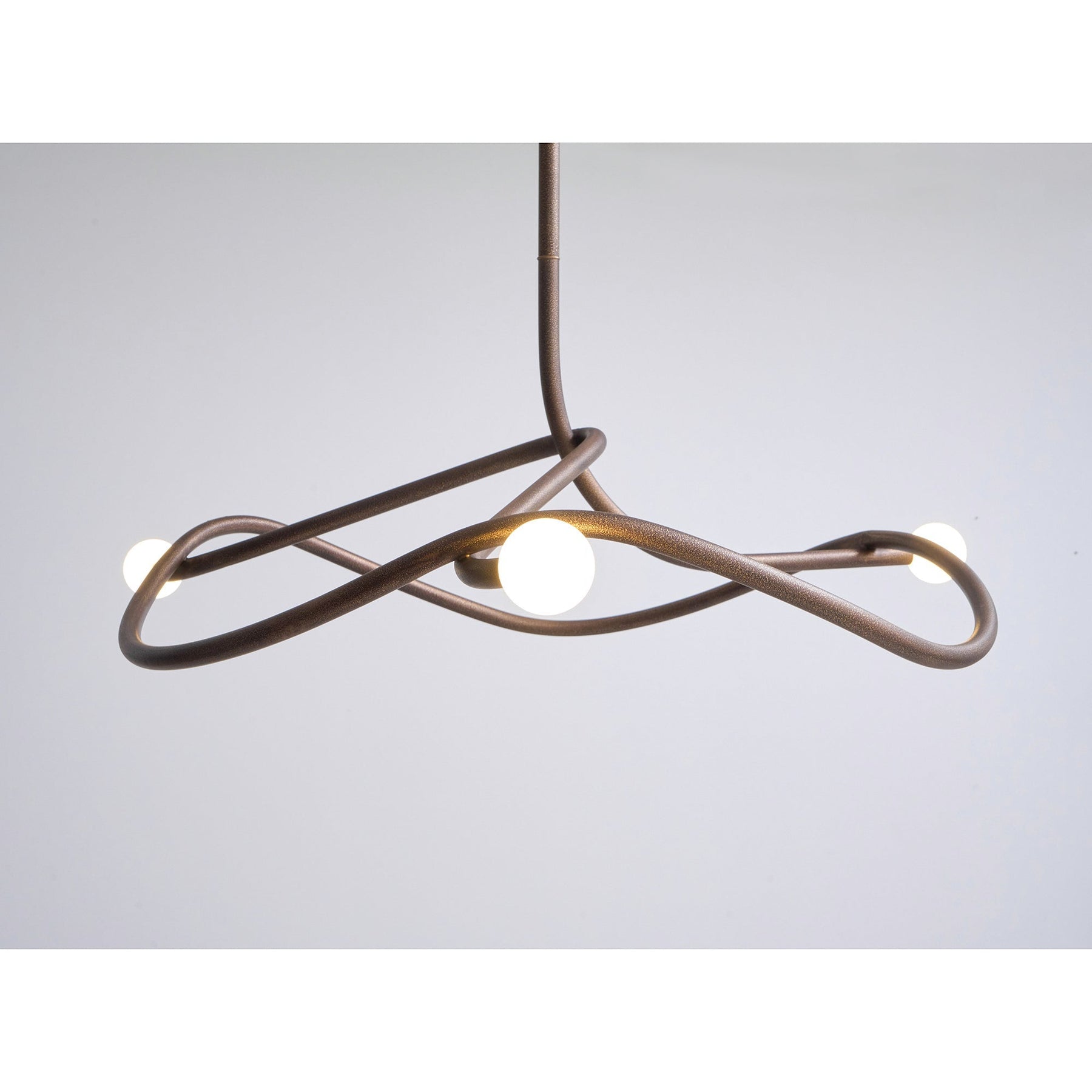 Tryst Chandelier - 3 lights ∅ 44.9″ x H 17.7″Antique BrassBlushlighting