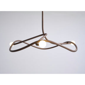 Tryst Chandelier - 3 lights ∅ 44.9″ x H 17.7″Antique BrassBlushlighting