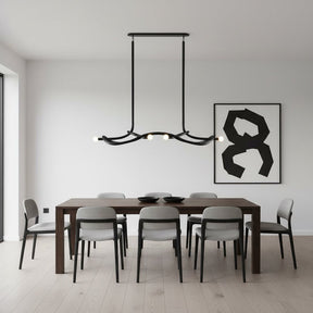 Tryst Chandelier - 3 lights ∅ 44.9″ x H 17.7″Antique BrassBlushlighting
