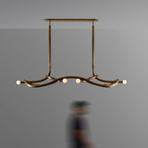 Tryst Chandelier - 3 lights ∅ 44.9″ x H 17.7″Antique BrassBlushlighting