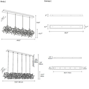Vespera Linear Chandelier