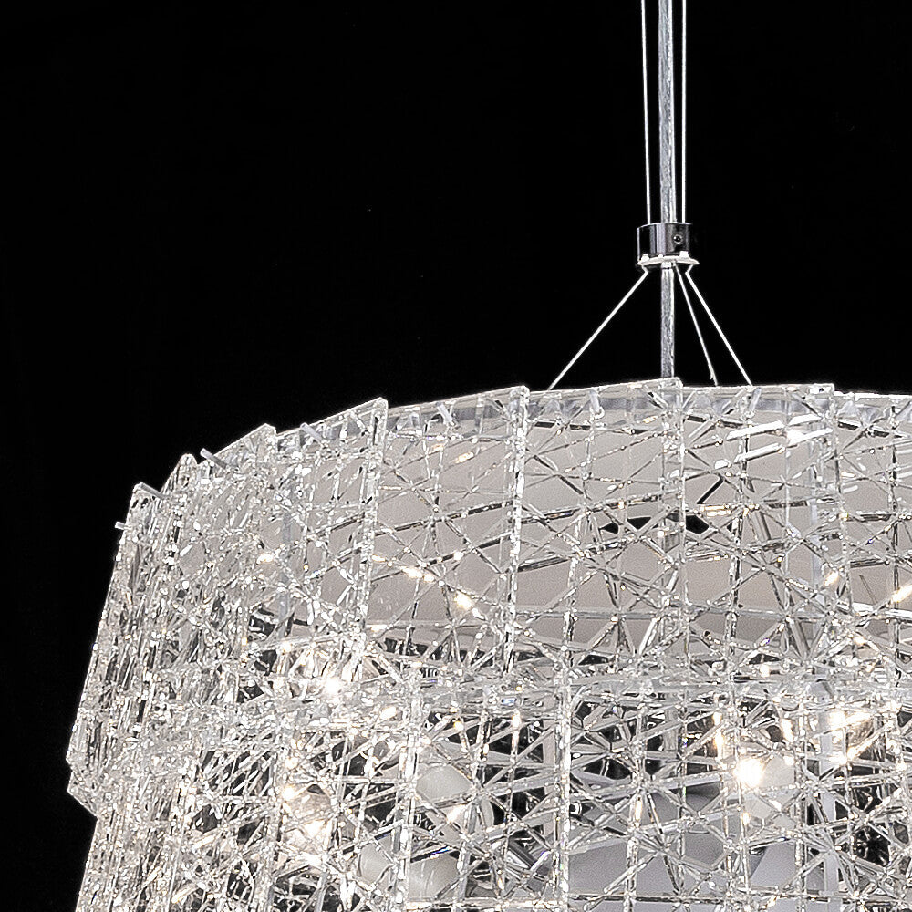 Tuile De Cristal Frozen Bacara Crystal Chandelier