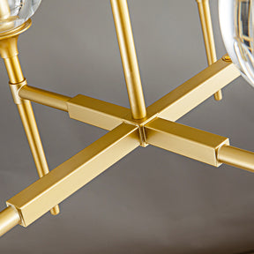 Tulpe Linear Chandelier 65", Dining Room Chandelier