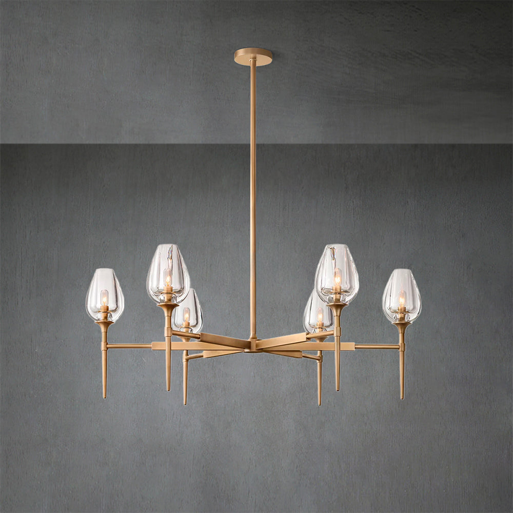 Tulpe Round Chandelier 42”