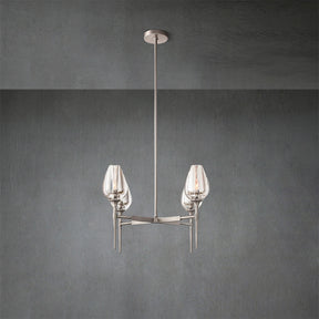 Tulpe Round Living Room Chandelier 27", Island Chandelier