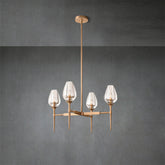 Tulpe Round Living Room Chandelier 27", Island Chandelier