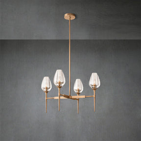 Tulpe Round Living Room Chandelier 27", Island Chandelier