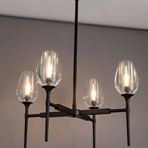 Tulpe Round Living Room Chandelier 27", Island Chandelier