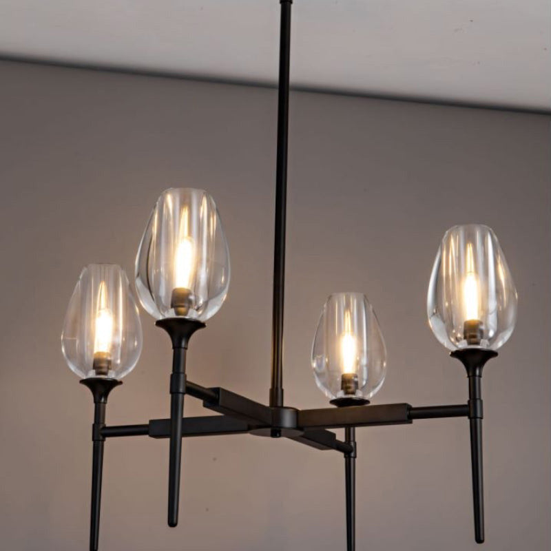 Tulpe Round Living Room Chandelier 27", Island Chandelier