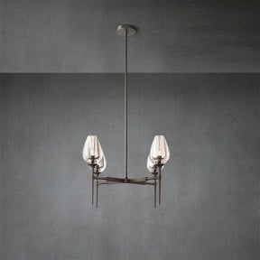 Tulpe Round Living Room Chandelier 27", Island Chandelier