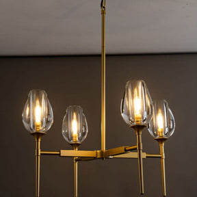 Tulpe Round Living Room Chandelier 27", Island Chandelier