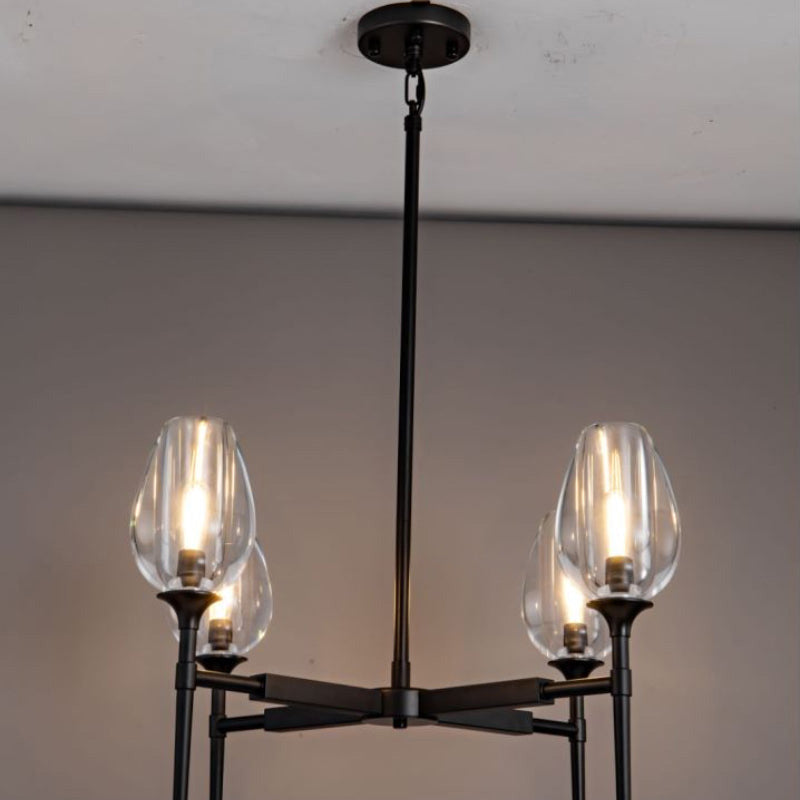 Tulpe Round Living Room Chandelier 27", Island Chandelier