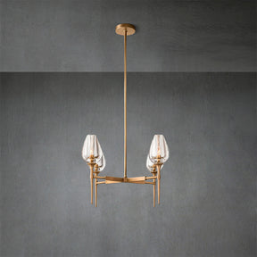 Tulpe Round Living Room Chandelier 27", Island Chandelier