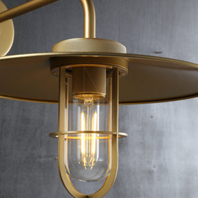 Ultra Outdoor Wall Sconce, Industrial Metal Wall Light Fixture
