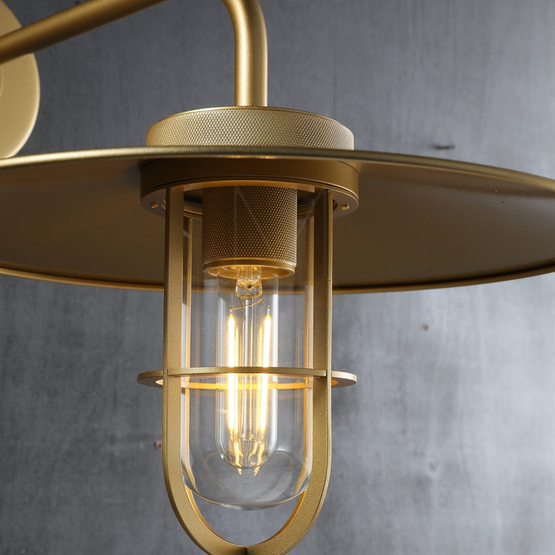 Ultra Outdoor Wall Sconce, Industrial Metal Wall Light Fixture