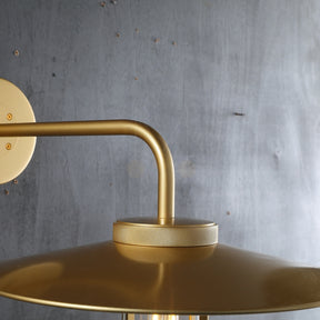 Ultra Outdoor Wall Sconce, Industrial Metal Wall Light Fixture