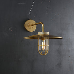 Ultra Outdoor Wall Sconce, Industrial Metal Wall Light Fixture
