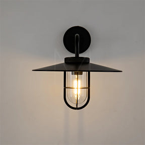 Ultra Outdoor Wall Sconce, Industrial Metal Wall Light Fixture