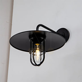 Ultra Outdoor Wall Sconce, Industrial Metal Wall Light Fixture