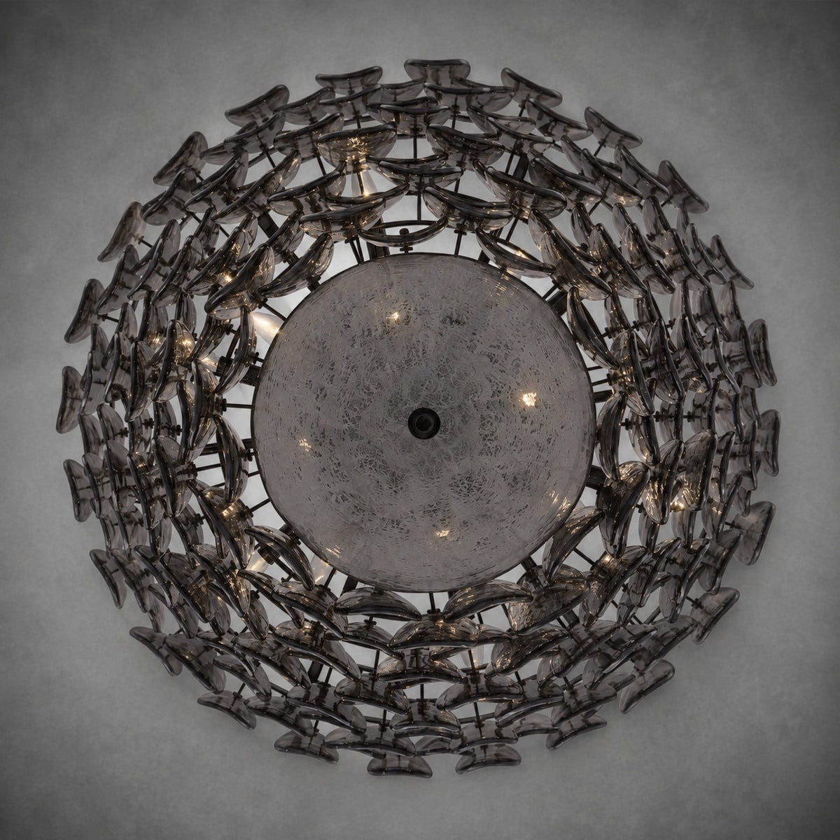 Uroko Fish-Scale Glass Chandelier