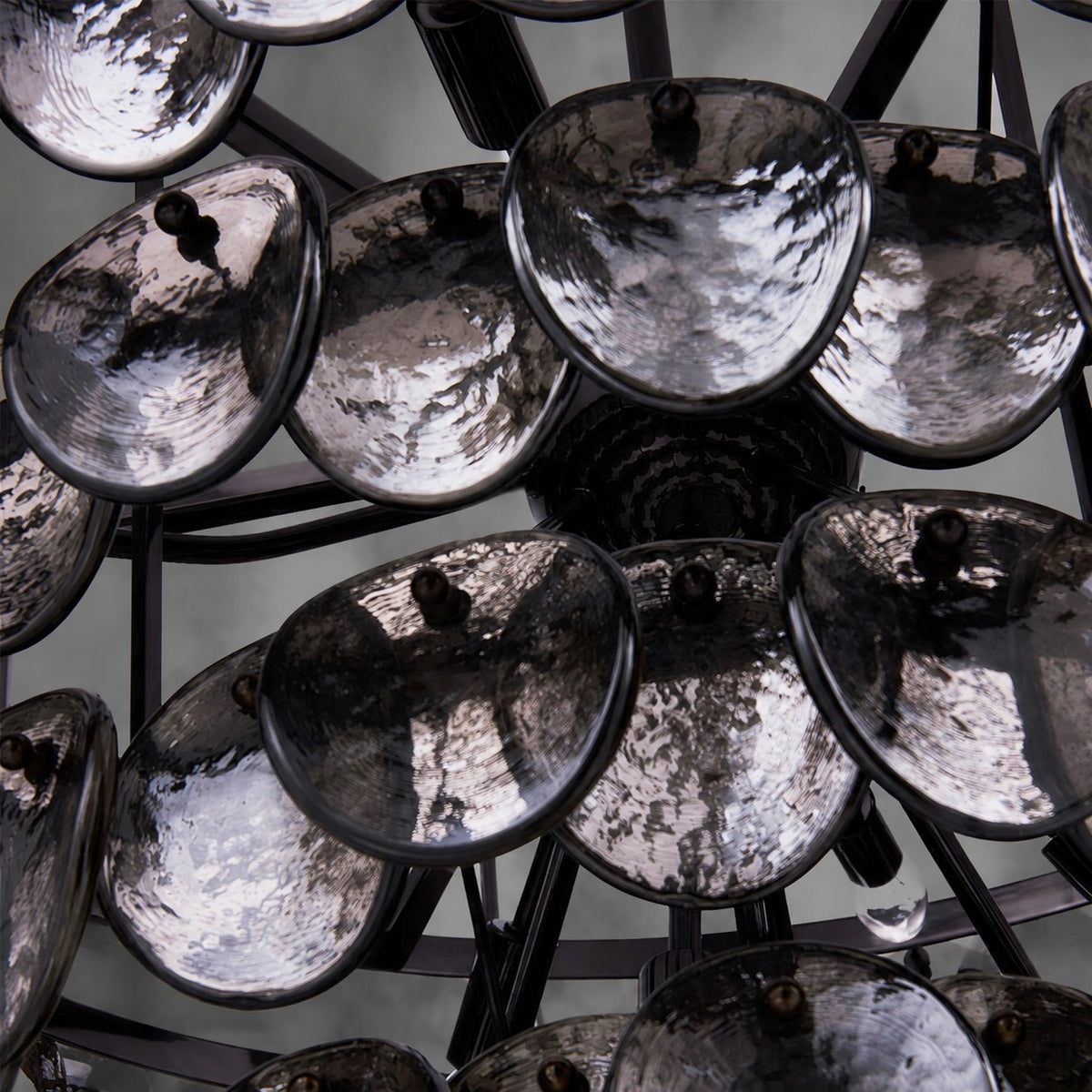 Uroko Fish-Scale Glass Chandelier