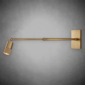 Utilis Brass Grand Telescoping Sconce