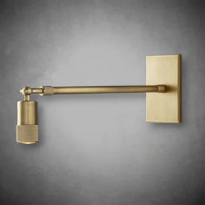 Utilis Brass Grand Telescoping Sconce
