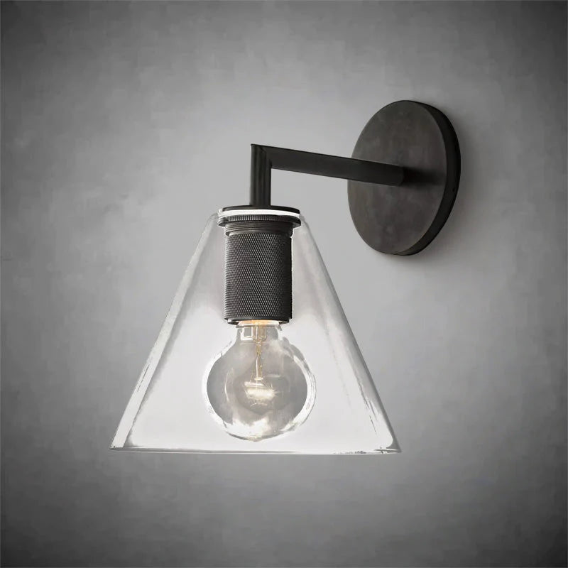 Utilis Funnel Shade Sconce