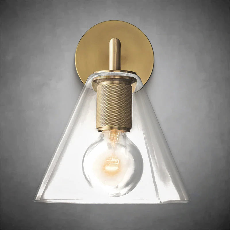 Utilis Funnel Shade Sconce